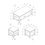 Table Set, Coffee, End, Side, Accent For Living Room Transitional (Set of 3) - Black - R&R Furniture Gallery (Fountain Valley, CA)