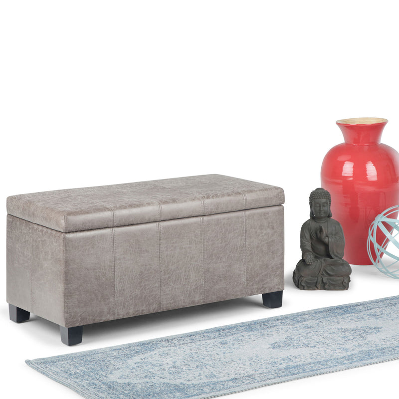 Dover - Upholstered Storage Ottoman Bench - R&R Furniture Gallery (Fountain Valley, CA)