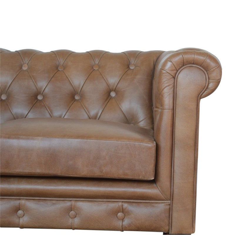 Buffalo - Chesterfield Sofa - Brown - R&R Furniture Gallery (Fountain Valley, CA)