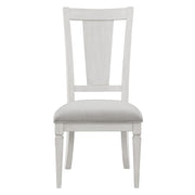 Katia - Side Chair (Set of 2) - Light Gray Linen & Weathered White - R&R Furniture Gallery (Fountain Valley, CA)