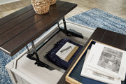 Darborn - Lift Top Cocktail Table - Gray / Brown - R&R Furniture Gallery (Fountain Valley, CA)