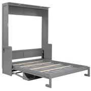 Murphy Bed With Desk, LED Lights & USB Charging Station - R&R Furniture Gallery (Fountain Valley, CA)