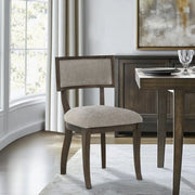 Marie - Upholstered Dining Chair (Set of 2) - Beige - R&R Furniture Gallery (Fountain Valley, CA)