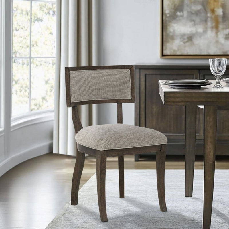 Marie - Upholstered Dining Chair (Set of 2) - Beige - R&R Furniture Gallery (Fountain Valley, CA)