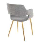 Set of two Lumi Source Margarite contemporary dining chairs with sleek, versatile design and modern styling.