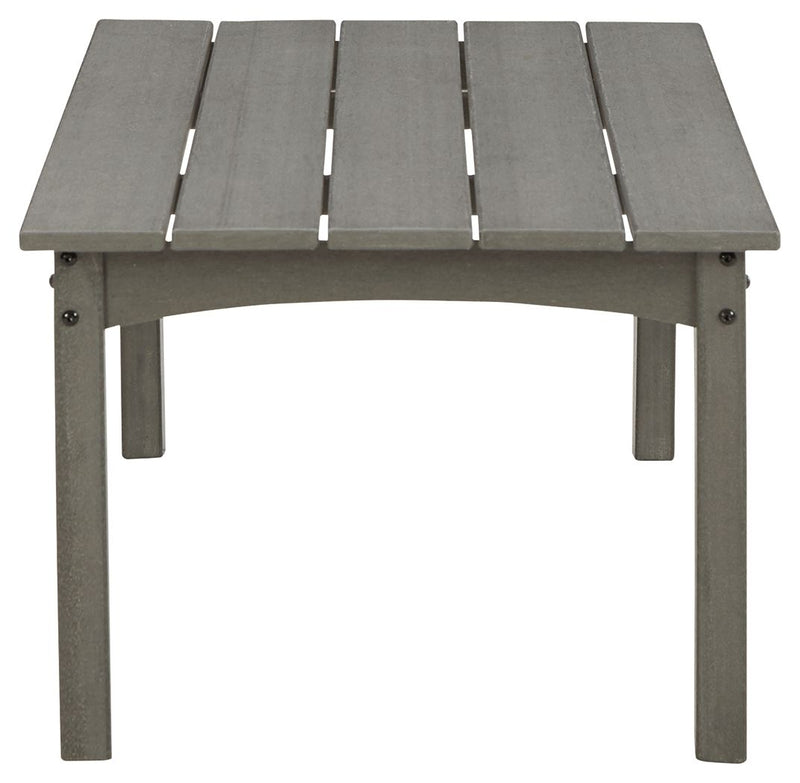 Visola - Rectangular Cocktail Table - Gray - R&R Furniture Gallery (Fountain Valley, CA)