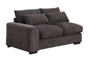 Nyeisha - Piece Upholstered Sofa & Chaise - Coffee - R&R Furniture Gallery (Fountain Valley, CA)