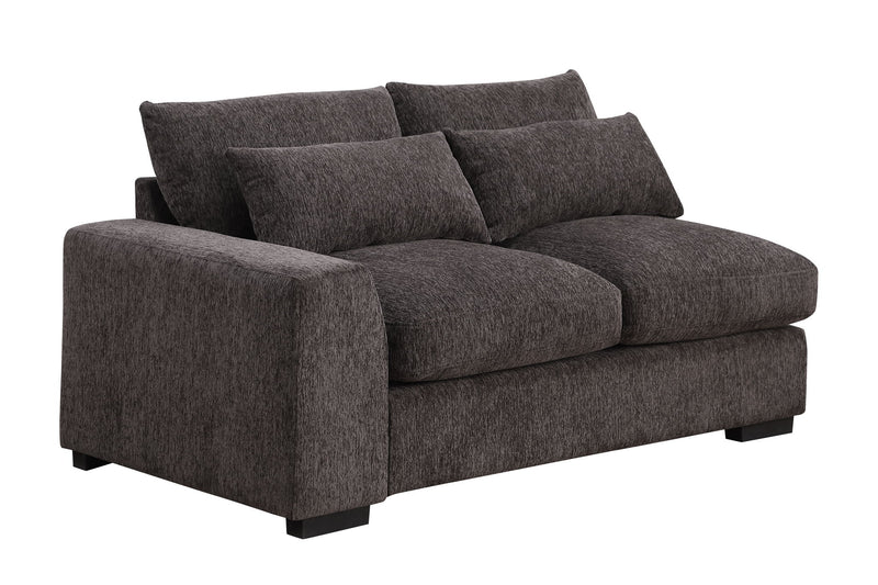 Nyeisha - Piece Upholstered Sofa & Chaise - Coffee - R&R Furniture Gallery (Fountain Valley, CA)
