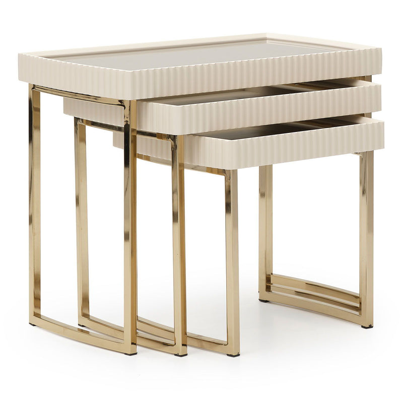 Lisbon - Nesting Tables (Set of 3) - R&R Furniture Gallery (Fountain Valley, CA)
