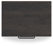 Hollivern - Two Drawer Night Stand - Dark Gray - R&R Furniture Gallery (Fountain Valley, CA)