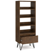 Chase - Tall Bookcase - Rustic Natural Aged Brown - R&R Furniture Gallery (Fountain Valley, CA)