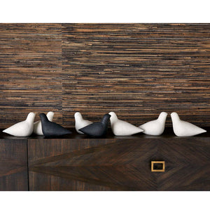 Flock - Sculpture (Set of 4) - Black / White