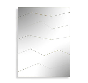 Fracture - Segmented Panel Mirror - Gold