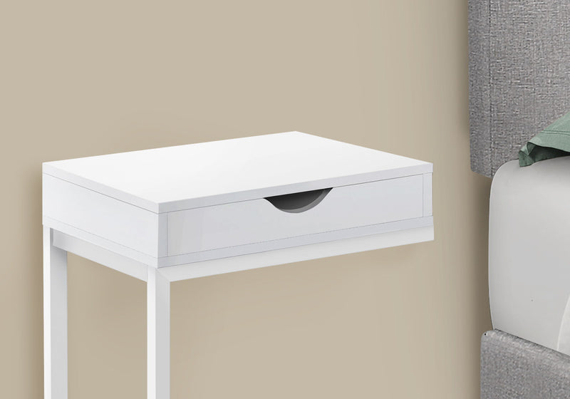 Accent Table, C - Shaped Contemporary Elegant Desig - R&R Furniture Gallery (Fountain Valley, CA)