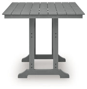 Sanctuary Beach - Square Counter Table With Umbrella Option - Dark Gray - R&R Furniture Gallery (Fountain Valley, CA)