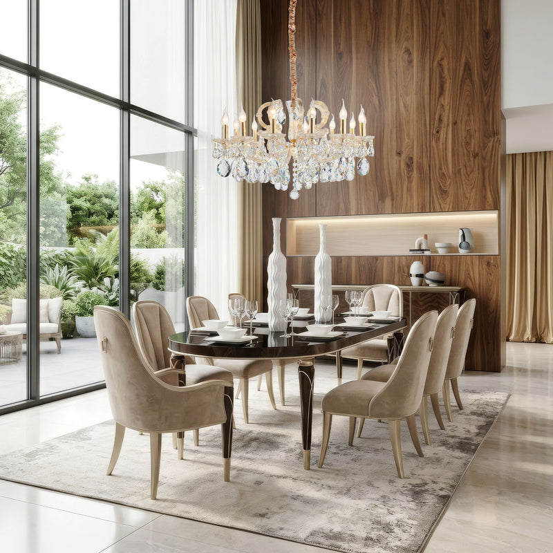 Michael Amini Lighting - Portola 14-Light Traditional Crystal Chandelier - Gold