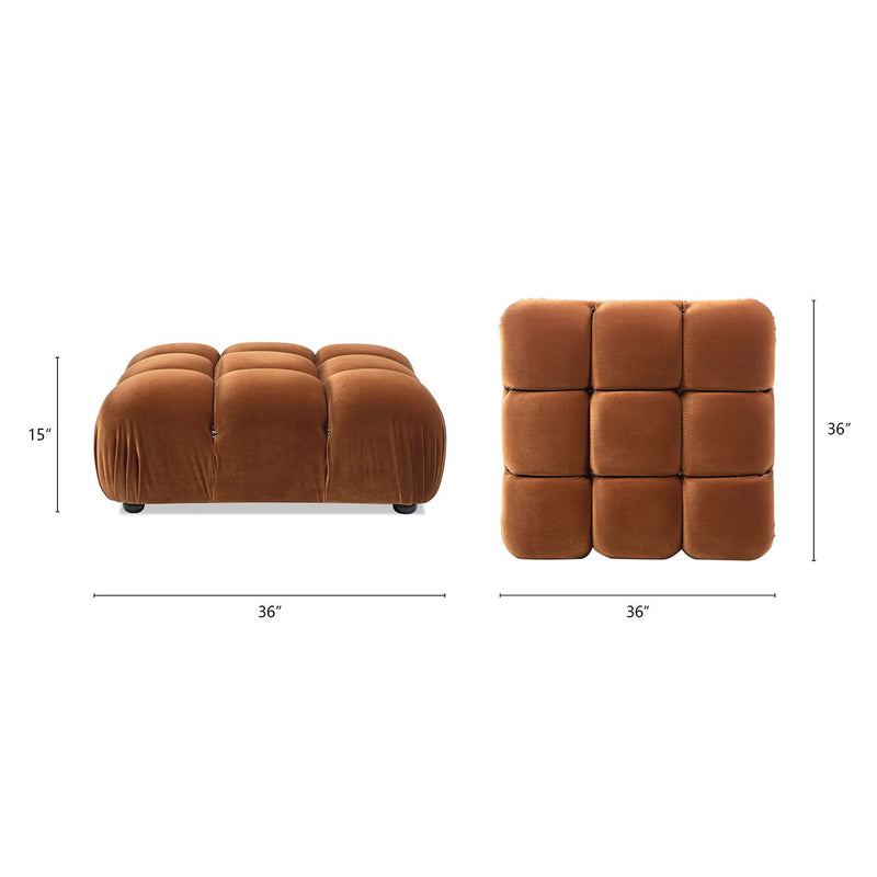Marcel - Bubble Modular Modern Cocktail Ottoman - R&R Furniture Gallery (Fountain Valley, CA)
