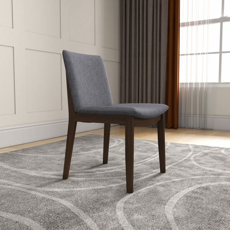 Laura - Mid-Century Modern Solid Wood Dining Chair (Set of 2) - R&R Furniture Gallery (Fountain Valley, CA)