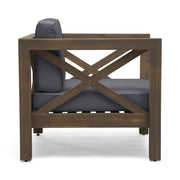 Brava - Mid - Century Modern Club Chair With Water Resistant Cushions - R&R Furniture Gallery (Fountain Valley, CA)