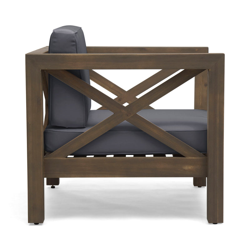 Brava - Mid - Century Modern Club Chair With Water Resistant Cushions - R&R Furniture Gallery (Fountain Valley, CA)