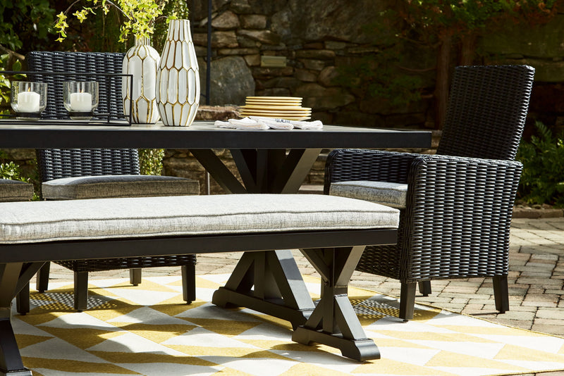Beachcroft - Rect Dining Table W/Umb Opt - R&R Furniture Gallery (Fountain Valley, CA)