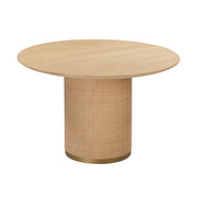 Akiba - Round Dining Table - Natural - R&R Furniture Gallery (Fountain Valley, CA)
