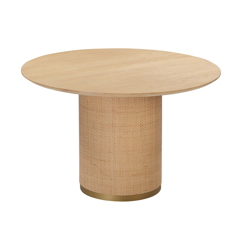 Akiba - Round Dining Table - Natural - R&R Furniture Gallery (Fountain Valley, CA)