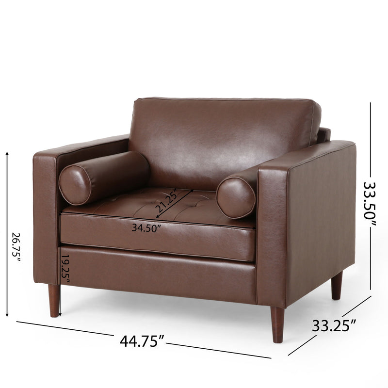 Sophisticated Club Chair With Relaxing Comfor - R&R Furniture Gallery (Fountain Valley, CA)