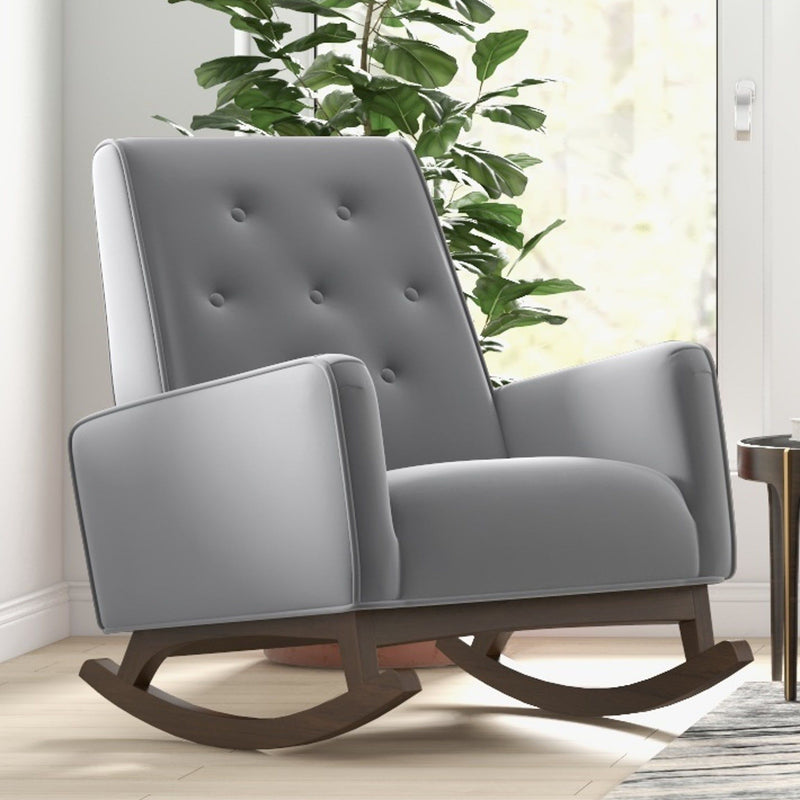 Demetrius - Solid Wood Rocking Chair - R&R Furniture Gallery (Fountain Valley, CA)