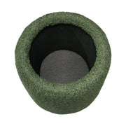 Elegant Round Storage Ottoman Upholstered - R&R Furniture Gallery (Fountain Valley, CA)