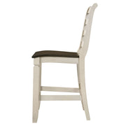 Tasnim - Counter Height Chair (Set of 2) - Oak & Antique White - R&R Furniture Gallery (Fountain Valley, CA)