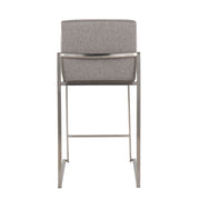 Lumi Source Fuji contemporary high back counter stool with functional design, featuring sleek modern style and sturdy construction.