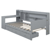 Daybed With 3 Drawers USB Ports And Desk - R&R Furniture Gallery (Fountain Valley, CA)