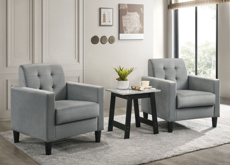 Hale - Armchairs And End Table Living Room (Set of 3) - R&R Furniture Gallery (Fountain Valley, CA)