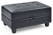 Contemporary upholstered ottoman with stylish storage from Glory Furniture, featuring a sleek design and soft fabric upholstery.