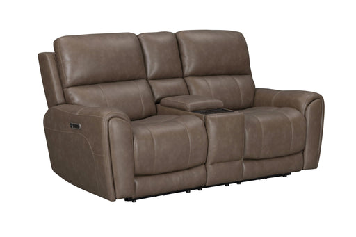 Hancock - Zero Gravity Power Reclining Console Loveseat P3 - R&R Furniture Gallery (Fountain Valley, CA)