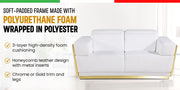 1111 - Leather Loveseat - R&R Furniture Gallery (Fountain Valley, CA)