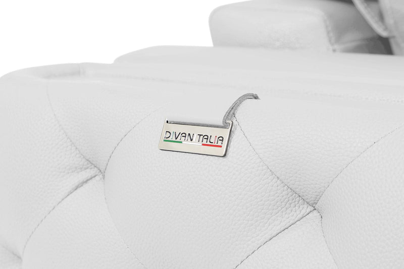 1050 - 3-Piece Sofa Set - White