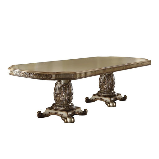 Vendome - Dining Table w/Double Pedestal - R&R Furniture Gallery (Fountain Valley, CA)