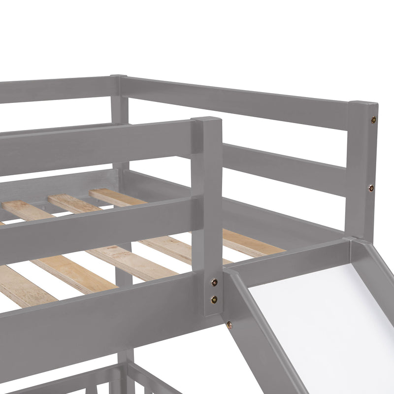 Functional Bunk Bed & Convertible Ladder And Slide - R&R Furniture Gallery (Fountain Valley, CA)