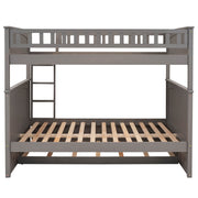 Bunk Bed With Twin Size Trundle, Guardrails - R&R Furniture Gallery (Fountain Valley, CA)