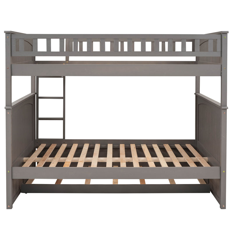 Bunk Bed With Twin Size Trundle, Guardrails - R&R Furniture Gallery (Fountain Valley, CA)
