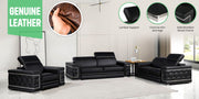 296 - Leather Sofa - R&R Furniture Gallery (Fountain Valley, CA)