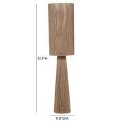 Marza - Floor Lamp - Natural - R&R Furniture Gallery (Fountain Valley, CA)