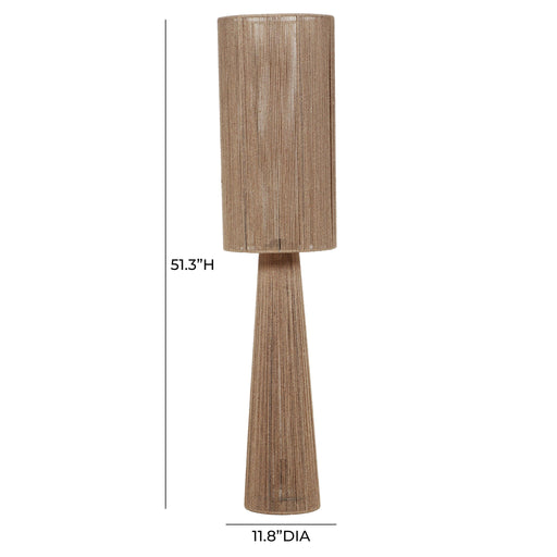 Marza - Floor Lamp - Natural - R&R Furniture Gallery (Fountain Valley, CA)