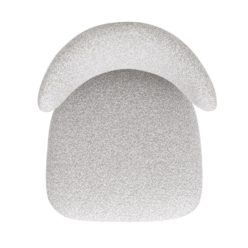 Locke - Modern Upholstered Counter Stool With Frame - Salt / Pepper - R&R Furniture Gallery (Fountain Valley, CA)
