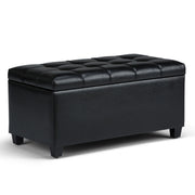 Sienna - Upholstered Storage Ottoman Bench - R&R Furniture Gallery (Fountain Valley, CA)