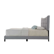 Venacha - Queen Bed - Gray Fabric - R&R Furniture Gallery (Fountain Valley, CA)