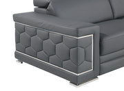 296 - Genuine Leather Chair - R&R Furniture Gallery (Fountain Valley, CA)