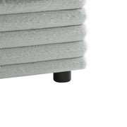 Jenny - Square Ottoman - Gray - R&R Furniture Gallery (Fountain Valley, CA)